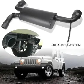 Gzyf 550722875382 Exhaust System 2007-2017 For Jeep Wrangler Jk All Models