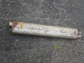 C7607 Harmo Or Burgess Jaguar Xk140 Xk150 Exhaust Silencer Muffler Left Side Nos 1960s- 1970
