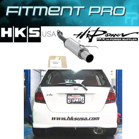 32003-bh005 Hks Hi Power Axleback Exhaust System Kit For 2007-08 Honda Fit L15a