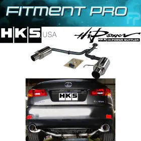 32003-bt002 Hks Hi-power Axleback Exhaust System For 2006-13 Lexus Is250/is350