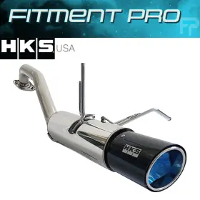 32016-kh001 Hks Hi-power Muffler For 2014 Honda Fit Sport Gk5 With Carbon Tips