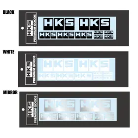 51003-ak147 Hks Logo Sticker A La Carte White