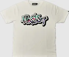 51007-ak739 Hks 87 Paint White Xxl T-shirt - Automotive Brand Casual Wear