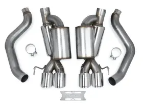 70401312-rhkr Hooker Headers Blackheart Axle-back Exhaust System Fits Corvette