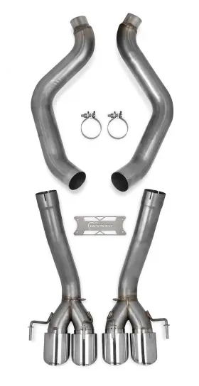 70401316-rhkr Hooker Blackheart Axle Back 3 Inch Exhaust For 2009-2013 Chevrolet Corvette C6