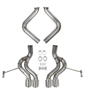 70401344-rhkr Hooker Blackheart Axle-back Exhaust System Without Mufflers