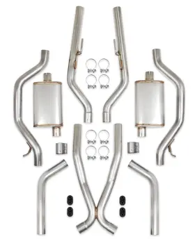 70501417-rhkr Hooker Blackheart Ls Swap Cat-back Exhaust System - C10 409ss