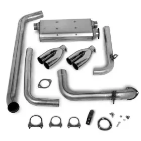 16823hkrcat-back Hooker Headers 16823hkr Exhaust System Natural Finish