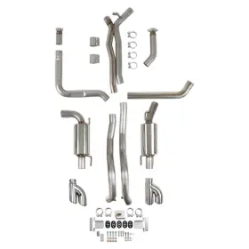 Hooker Headers 70501432-rhkr Blackheart Cat-back Dual Exhaust System