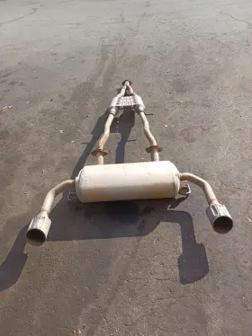 B0100-q50cb Infiniti 14 Q50 Stock Cat Back Exhaust Eystem Oem. Low Miles