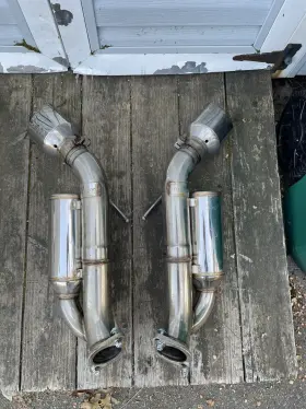 B0100-q60s2 Infiniti Used Q60 Helmholtz Resonated Exhaust Kit 2017-2021 Oem #