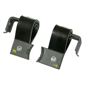 Inl10834 Inline Tube 1964-72 Gm A Body Rear Tail Pipe Hangers Pair W- 31 And Non Cut Out Bumper 2pc