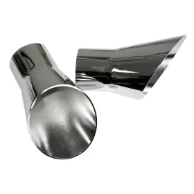 Inl11250 Inline Tube 69-72 Oldsmobile Hurst Olds 442 W-30 Rallye 350 Trumpet Tail Pipe Chrome Tips