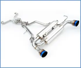 Hs02n3zgit Invidia For 02-08 Nissan 350z Gemini Single Layer Titanium Tip Cat-back Exhaust