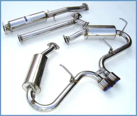 Hs03mcsgtt Invidia 03-04 Mini Cooper S 60mm 80mm Tip Titanium Cat-back Exhaust