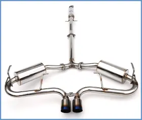 Hs05mcsgtt Invidia 05-06 Mini Cooper S 60mm 80mm Tip Titanium Cat-back Exhaust