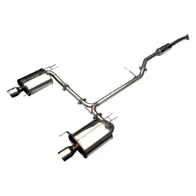 Hs06tsxg3t Invidia Q300 Rolled Titanium Tip Cat-back Exhaust For 04-08 Acura Tsx
