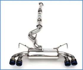 Hs08stig3t Invidia For 08-11 Sti Hatch / 11 Wrx Dual Q300 Titanium Tip Cat-back