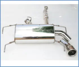 Hs08sw5gt3 Invidia 08 For Wrx Hatch Q300 Single Rolled Ss Cat-back Exhaust