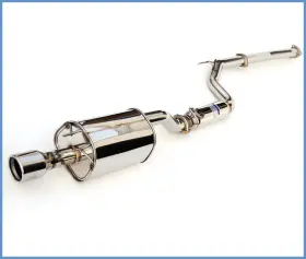 Hs12hc4g3s Invidia For 12 Honda Civic Si Sedan Q300 Rolled Stainless Steel Tip Cat-back
