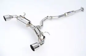 Hs12sst6n21gs Invidia N2 Dual Stainless Steel Catback Exhaust For Scion Fr-s / Subaru Brz