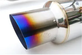 Hs15ffrgv1gt Invidia Ford Focus Rs N1 Cat-back Exhaust With Titanium Tip