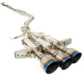 Hs17ctrfgm3st Invidia For 2017 Honda Civic Type-r Gemini/r400 Exhaust With Front Pi