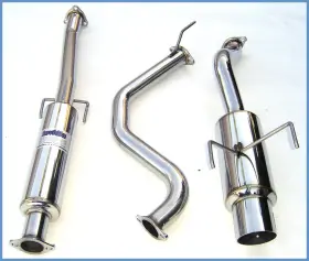 Hs92hd1gtp Invidia For 92-95 Honda Del Sol 101mm Tip Cat- Back Exhaust