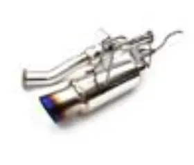 Invhs11stigtt Invidia 08 Subaru Wrx/sti 4dr N1 Twin Outlet Single Layer Tip Titanium Cat-back