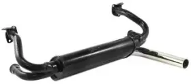 00-3487-0 Isp Type 1 1966-1973 Vw Beetle And Super Empi Gt Single Tip Exhaust System