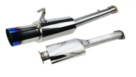 Is-gt-350z-bt Isr Performance Fits Gt Single Exhaust With Burnt Tip -