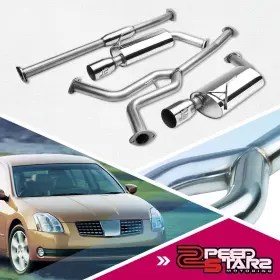 Zpd-j2cbe017 J2 Engineering Cat Back System With 2.25 Inch Od Piping Muffler Tip For 04-08 Nissan Maxima V6 A34