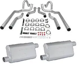 30541k Jegs Dual Exhaust With Chambered Mufflers