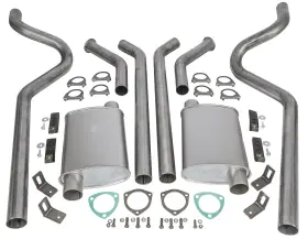 30553 Jegs Header-back Dual 2-1/2 Inch Exhaust Kit