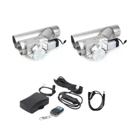 0300711a Jonjea 3 Inch Double Electric Exhaust Valve Dual Control Valvey Pipe With Remote Switch