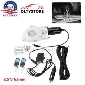 0301310 Jonjea 2.5ftft /63mm Electric Exhaust Butterfly Valve Motor With Remote Switch Screw Kit