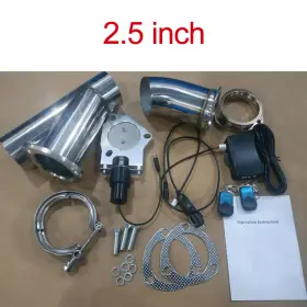 0301610 Jonjea 2.5 Inch Electric Exhaust Valve Y Pipe Control Motor With Remote Switch Kit