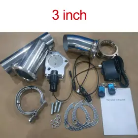 0301611 Jonjea 3 Inch Electric Exhaust Valve Y Pipe Control Motor With Remote Switch Kit