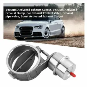 0302410 Jonjea 2.5 Inch Car Exhaust Control Valve Vacuum Activated Dump Open Style