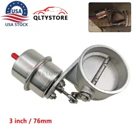 0302511 Jonjea 3 Inch /76mm Exhaust Control Valve Boost Activated/ Actuator Dump