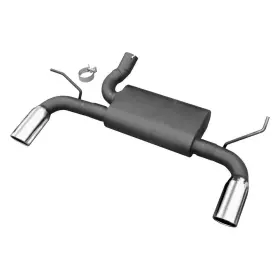 Lex4160 Legato Performance For Jeep Wrangler 07-17 409 Ss Axle-back Exhaust System W Split Rear Exit