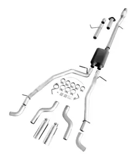 Lex4216 Legato Performance Fit 2007-13ft Chevy Silverado And Gmc Sierra 1500 Cat Back Kit Exhuast