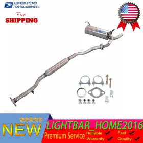 202787 Lh Weld On Resonator Pipes Dual Muffler For Ford Escape 13-2019 1.5 1.6 2.0 2.5l