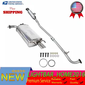 288473 Lh Resonator Rear Muffler Exhaust System Kit For Toyota Camry 2007-2011 2.4l 2.5l
