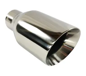 Wdw4008-225-dw-ss Long Exhaust Tip 2.25 Inch Inlet 4.00 Outlet 8.00 Weld On Slant