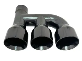 Wdwstp35009-250 Long Exhaust Tip Offset 2.50 Inlet 3.50 Triple 9.00 Bc-ss 304 B