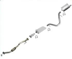 134293 Mac Auto Parts Catalytic Converter Complete Exhaust Fits 2002-2004 Gmc Envoy Standard Wb 113