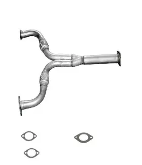 Mac Auto Parts 138987 350z G35 After Converters Y Flex Pipe With Gaskers 93112