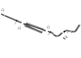 14522 Mac Auto Parts Single Muffler Exhaust System 119 135 Inch Wheelbase For 98-01 Ram Pick Up 1500