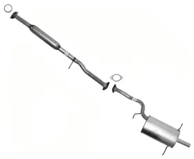 147409 Mac Auto Parts Middle And Rear Muffler With Gaskets Fits For Subaru Forester 2.5l 2006-08 Non Turbo